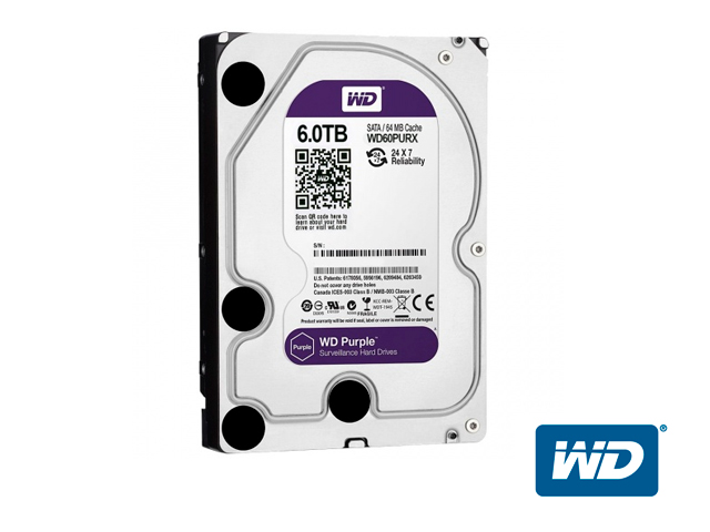 DISCO DURO 6 TB SATA WD PURPLE WD60PURX/Z VIDEOVIGILANCIA